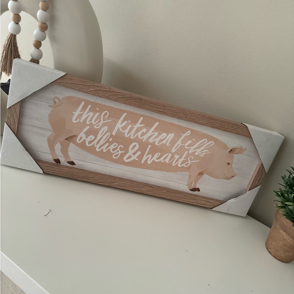 Kitchen wood wall decoration new